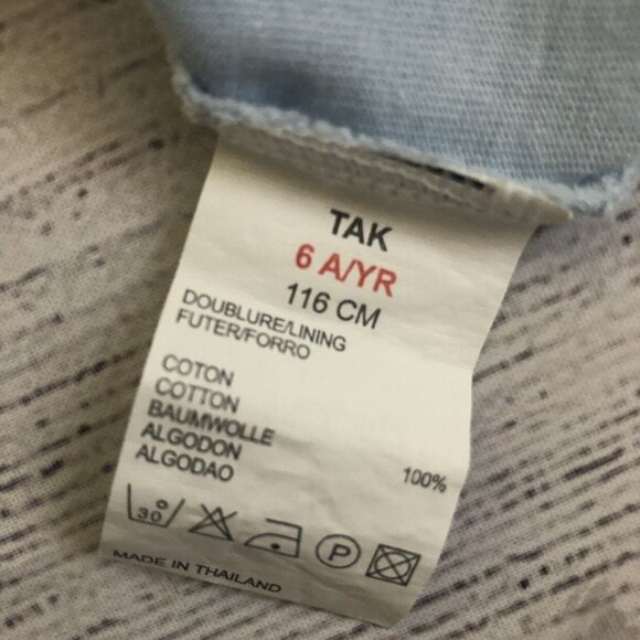 Jacadi Size 6 Pale Blue Tee - Picture 4 of 4